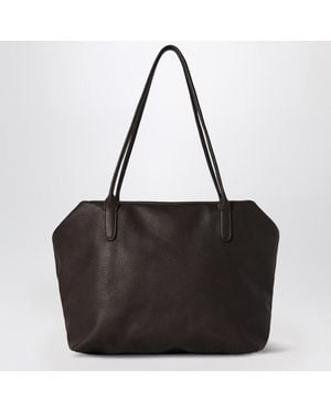 The Row Sac Henri En Cuir Grainé - Noir