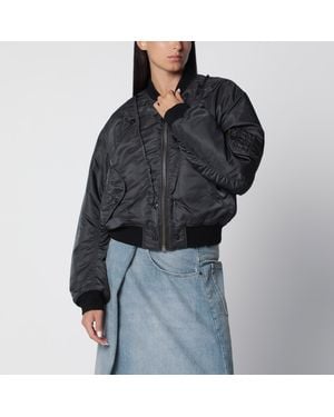 Maison Margiela Reversible Dark Ma-1 Jacket - Black