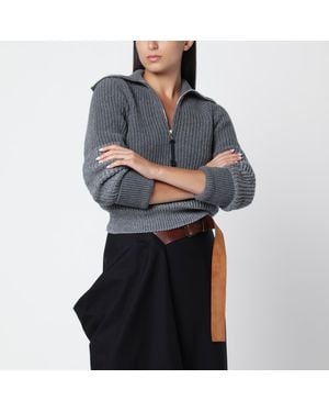 Bottega Veneta Wool And Cashmere Jumper - Black