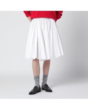 Ami Paris Cotton Skirt - White