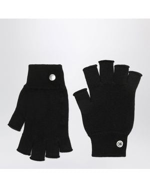Rick Owens Wool Gloves - Black