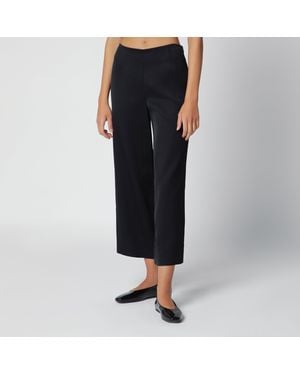 TOTEME Fluid Satin Pants - Black