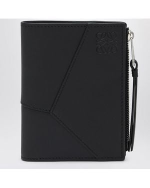 Loewe Puzzle Geldbörse Schwarz Aus Leder