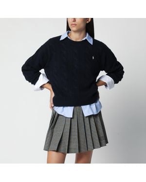 Polo Ralph Lauren Rundhalspullover Aus Wolle Und Kaschmir - Schwarz