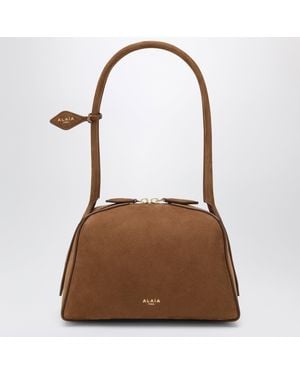 Alaïa Borsa Le Bouledogue Piccola - Marrone