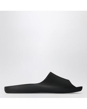 The Row Ama Rubber Slide Sandal - Black