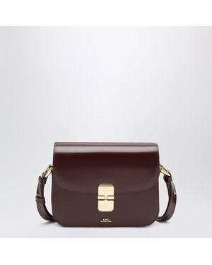 A.P.C. Small Grace Shoulder Bag - Brown