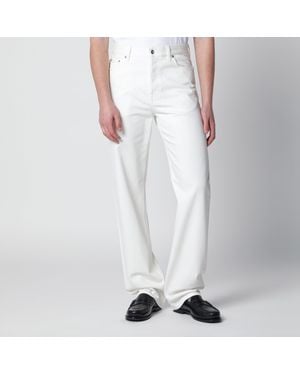 Gucci Trousers With Horsebit Detail - White