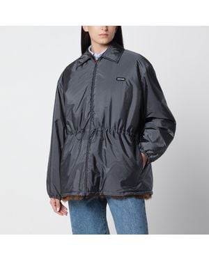 Miu Miu Ematite Blouson - Black