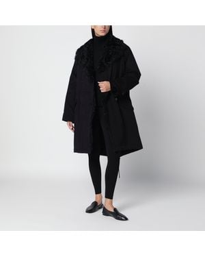TOTEME Long Parka - Black