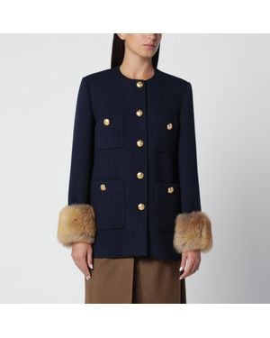 Valentino Peacoat - Blue