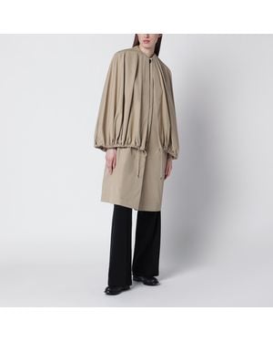 TOTEME Beiger Cape-Mantel Aus Baumwolle - Natur