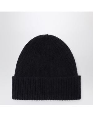 Roberto Collina Cashmere Beanie - Black