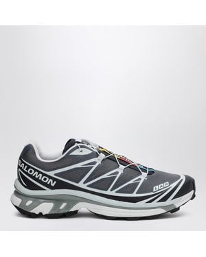 Salomon Trainer Xt-6 Grey/night Blue/violet - Multicolour