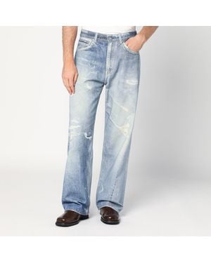 Our Legacy Light Ripped Faded Jeans - Blue