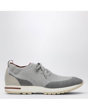Loro Piana 360 Lp Flexy Walk Low-Top Trainers - Grey
