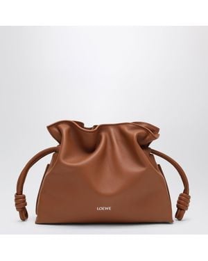 Loewe Mini Flamenco Clutch Bag - Brown