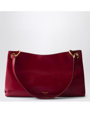 Prada Etude Large Shoulder Bag - Red