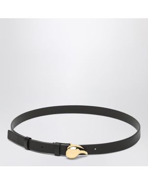 Bottega Veneta Drop Fondente Belt - Black