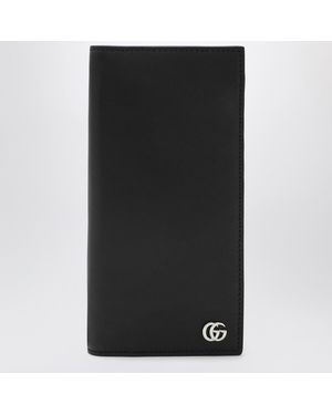 Gucci Long Wallet Gg Marmont - Black
