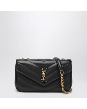 Saint Laurent Petit Sac Loulou En Cuir - Noir