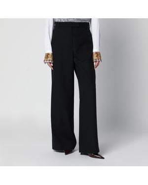 Dries Van Noten Penn Wool Trousers - Black