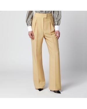 Valentino British Mohair Trousers - Natural
