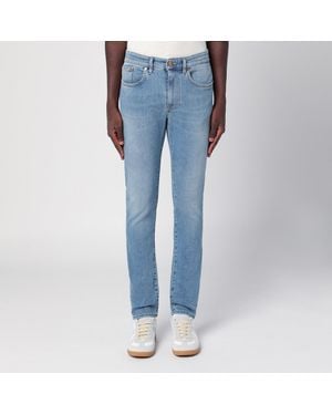 PT Torino Light Denim Skinny Jeans - Blue