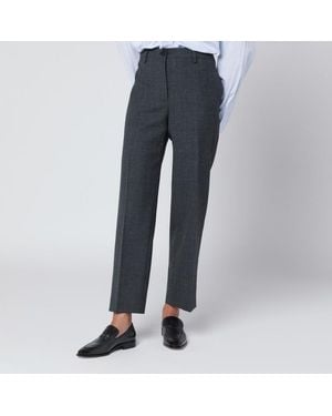 Prada Slate Wool Pants - Blue