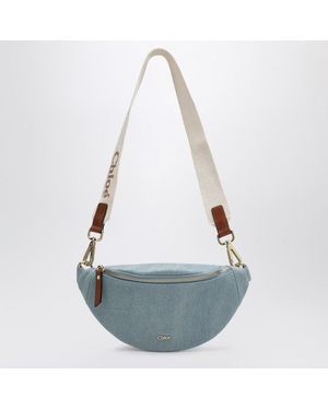 Chloé Blaue Denim-Gürteltasche