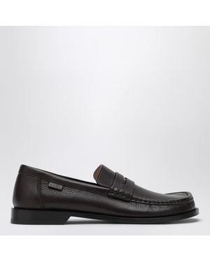 Loewe Mocassino campo borgogna scuro - Nero