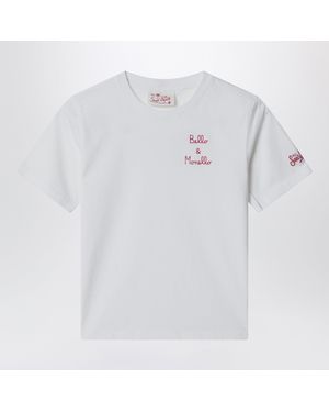 MC2 Saint Barth T-Shirt "Bello E Monello" - White