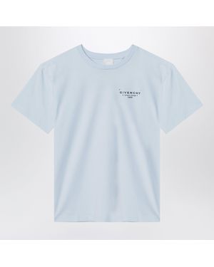 Givenchy T-Shirt With Logo Print - Blue