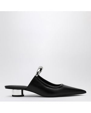 JW PEI Sabot Helena Perforated - Black