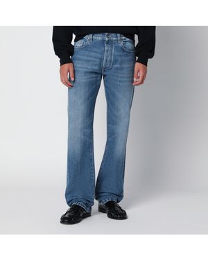 Versace Medium Washed Jeans - Blue