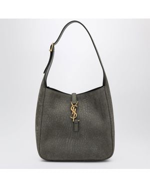 Saint Laurent Le 5 À 7 Soft Micro Nubuck Leather Bag - Black