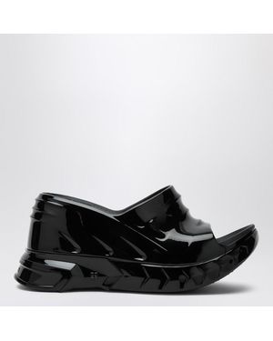 Givenchy Sandales à talon compensé marshmellow noires