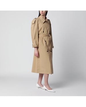 The Row Trenchcoat Dester Aus Baumwolle Und Kaschmir - Natur