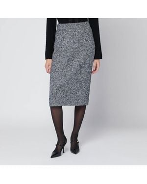 Dolce & Gabbana Pencil Skirt - Grey