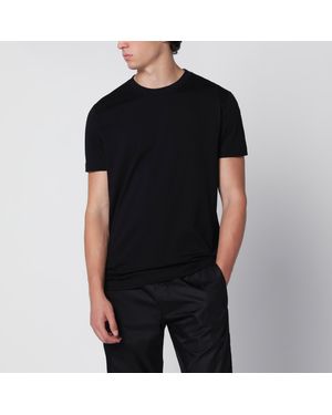 Prada Set Of Three Cotton T-Shirts - Black