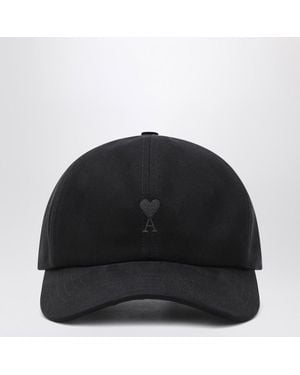 Ami Paris Ami De Coeur Baseballkappe Schwarz