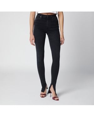 Gucci Skinny Washed Cotton Denim Jeans - Blue