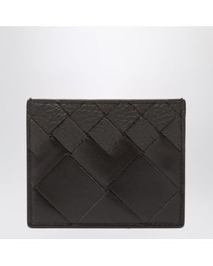 Bottega Veneta Card Holder Fondente - Black