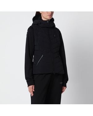 Moose Knuckles Elora Nylon Padded Vest - Black