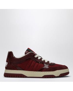 Gucci Sneaker Re-Web Aus Gg-Stoff Burgunderfarbenem - Braun