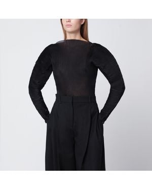Rohe Pleated Sculptural Top - Black