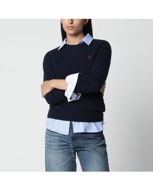 Polo Ralph Lauren Rundhalspullover Aus Wolle Und Kaschmir - Blau