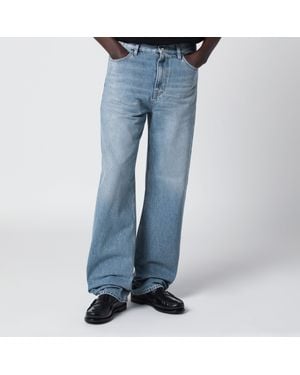 Gucci Jean Loose Bleu Clair Effet Délavé