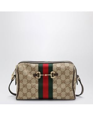 Gucci Camera Bag Horsebit Web Piccola Vintage Sand - Neutro