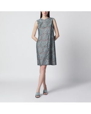 Gucci Sage Floral Lace Dress - Blue